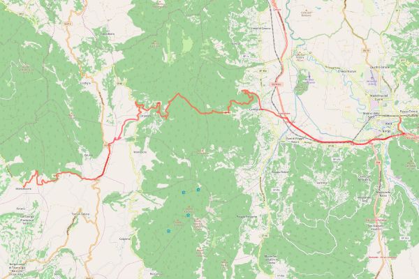 mappa della sabina cammino dei bianchi rieti montebuono